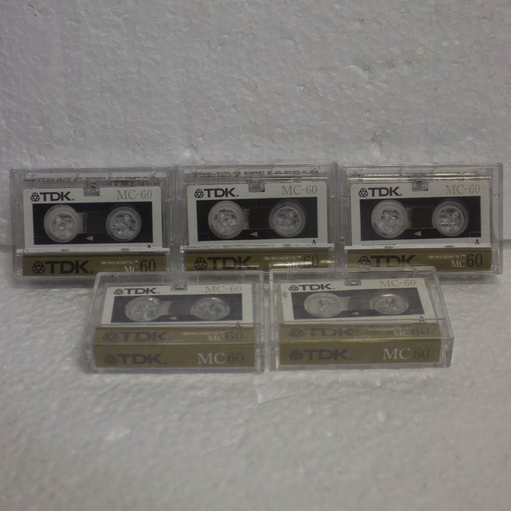 TDK Micro Cassettes 5 Open Unused